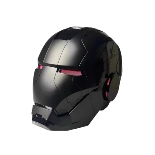 Helmet Cosplay Voice Control Eyes with Light Model Toys
