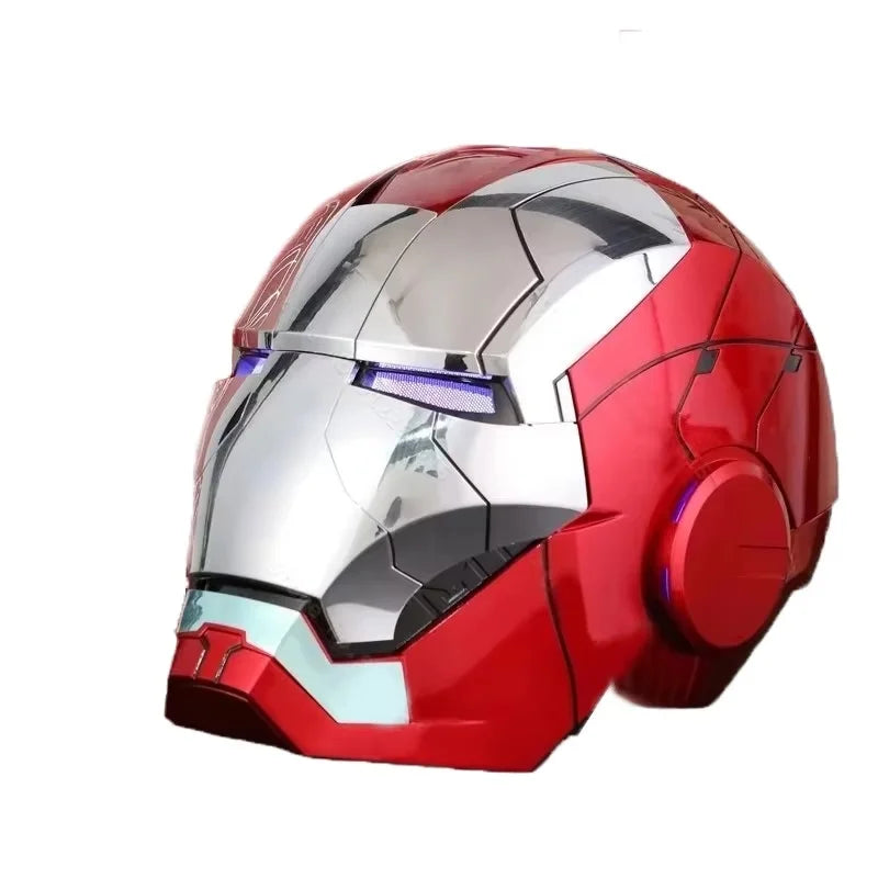 Helmet Cosplay Voice Control Eyes with Light Model Toys
